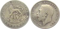 Großbritannien 6 Pence George V. (1910 - 1936) -