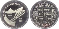 Nepal 500 Rupien Olympische Spiele 1992 in Albertville - Skispringen -