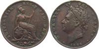 Großbritannien Farthing George IV. (1820 - 1830)