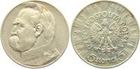 Polen 5 Zlotch Jozef Pulsudski