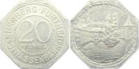 Nürnberg-Fürth 20 Pfennig Privates Notgeld Nünberg-Fürther Straßenbahn - Hl. Geist Spital -