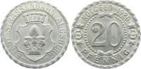Augsburg 20 Pfennig Privates Notgeld - Städt. Straßenbahn -