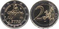 Griechenland 2 Euro Europa mit Stier