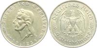 Drittes Reich 2 Reichsmark Friedrich von Schiller