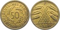 Weimarer Republik 50 Rentenpfennig Ährenbündel