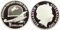 Australien 5 Dollars Flugzeuge - Avro 504 K - Doppeldecker - Avation History -