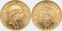 Sachsen 20 Mark König Georg von Sachsen