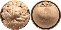 USA Medaille Jugendstil - Familie - Pastorale by Münzdesigner Philip R. Nathan - Reliefprägun -