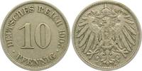 Kaiserreich ss+ 10 Pfennig - großer Adler -