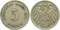 Kaiserreich 5 Pfennig 5 Pfennig - großer Adler -