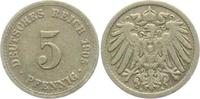 Kaiserreich 5 Pfennig 5 Pfennig - großer Adler -