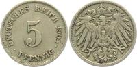 Kaiserreich 5 Pfennig 5 Pfennig - großer Adler -