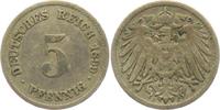 Kaiserreich 5 Pfennig 5 Pfennig - großer Adler -