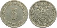 Kaiserreich 5 Pfennig 5 Pfennig - großer Adler -