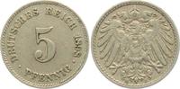 Kaiserreich 5 Pfennig 5 Pfennig - großer Adler -