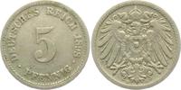 Kaiserreich 5 Pfennig 5 Pfennig - großer Adler -