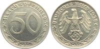 Drittes Reich 50 Reichspfennig 50 Reichspfennig - mit Hakenkreuz