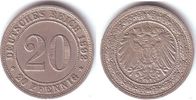 Kaiserreich 20 Pfennig 20 Pfennig - großer Adler