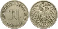 Kaiserreich 10 Pfennig 10 Pfennig - großer Adler -