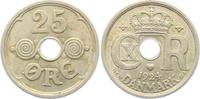 Dänemark 25 Öre Christian X. (1912 - 1947)
