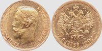 Russland 5 Rubel Nikolaus II.(1894-1917)