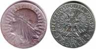 Polen 5 Zlotych 2. Republik in Polen (1918 - 1939)