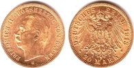 Baden 20 Mark Friedrich II./1907-1918)