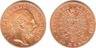 Sachsen 10 Mark König Albert von Sachsen Foto