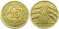 Weimarer Republik 10 Reichspfennig 10 Reichspfennig - Ährenbündel