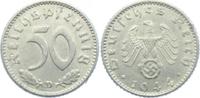 Drittes Reich 50 Reichspfennig 50 Reichspfennig - mit Hakenkreuz