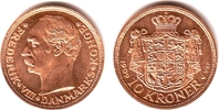 Dänemark 10 Kronen König Frederik VIII. (1906-1912)