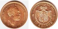Schweden 10 Kronen König Oskar II. (1872-1907) Foto