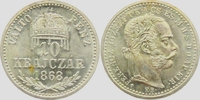 Österreich/Ungarn 10 Krajczar Kaiser Franz Joseph I.