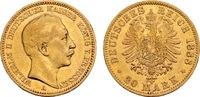 Preussen 20 Mark Kaiser Wilhelm II. - kleiner Adler