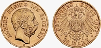 Sachsen 20 Mark König Albert von Sachsen (1873-1902)