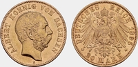Sachsen 20 Mark König Albert von Sachsen (1873-1902)