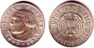 Drittes Reich 2 Reichsmark Martin Luther
