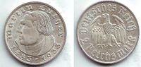 Drittes Reich 2 Reichsmark Martin Luther