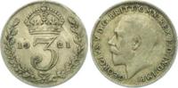 Großbritannien 3 Pence George V. (1910 - 1936)