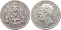 Schweden 1 Krone Oskar II. (1872 - 1907)