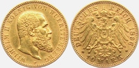 Württemberg 10 Mark König Wilhelm II. von Württemberg (1891-1918)