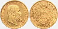 Württemberg 10 Mark König Wilhelm II. von Württemberg (1891-1918)