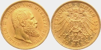 Württemberg 20 Mark König Wilhelm II. von Württemberg (1891-1918)