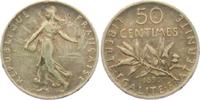 Frankreich 50 Centimes Säerin vor aufgehender Sonne - Olivenzweig Picture