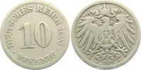 Kaiserreich 10 Pfennig 10 Pfennig - großer Adler -