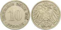 Kaiserreich 10 Pfennig 10 Pfennig - großer Adler -