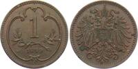 Österreich/Ungarn 1 Heller Kaiser Franz Joseph I. -