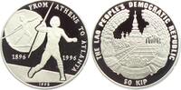 Laos 50 Kip Olympische Spiele 1996 in Atlanta - Speerwerfen -