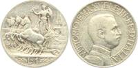 1 Lira 1909 R Italien Vittorio Emanuele III. (1900 - 1946) ss