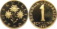 Österreich 1 Schilling Blume -